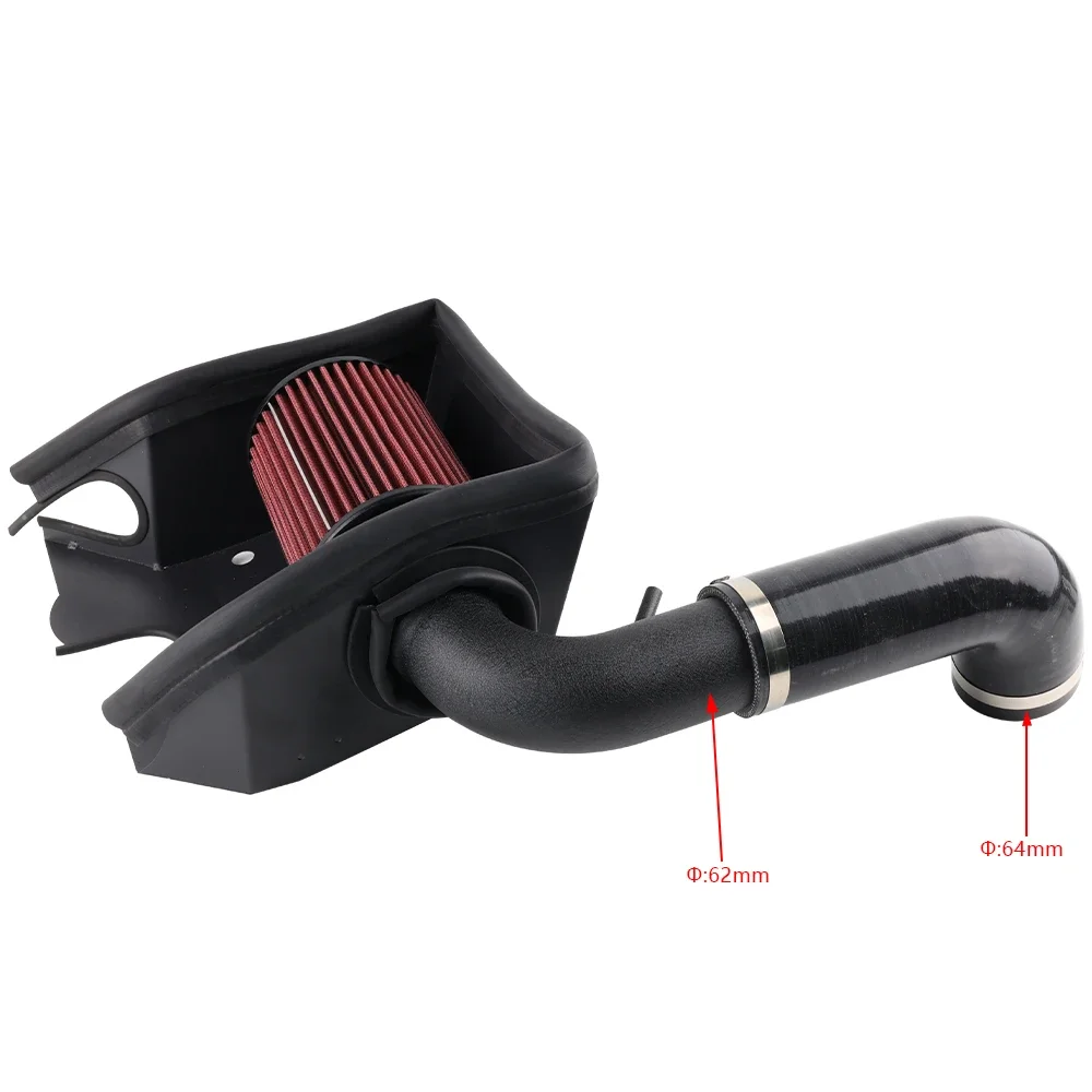 Car Accessories Black Air Intake Induction Pipe ＆ Heat Shield Filter for Golf MK7 TSI TFSI EA211