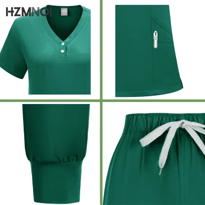 Hospital Scrubs Sets Nurse Accessories Medical Clothing for Women Work Uniforms Dental Clinic Beauty Salon Spa Workwear Overalls