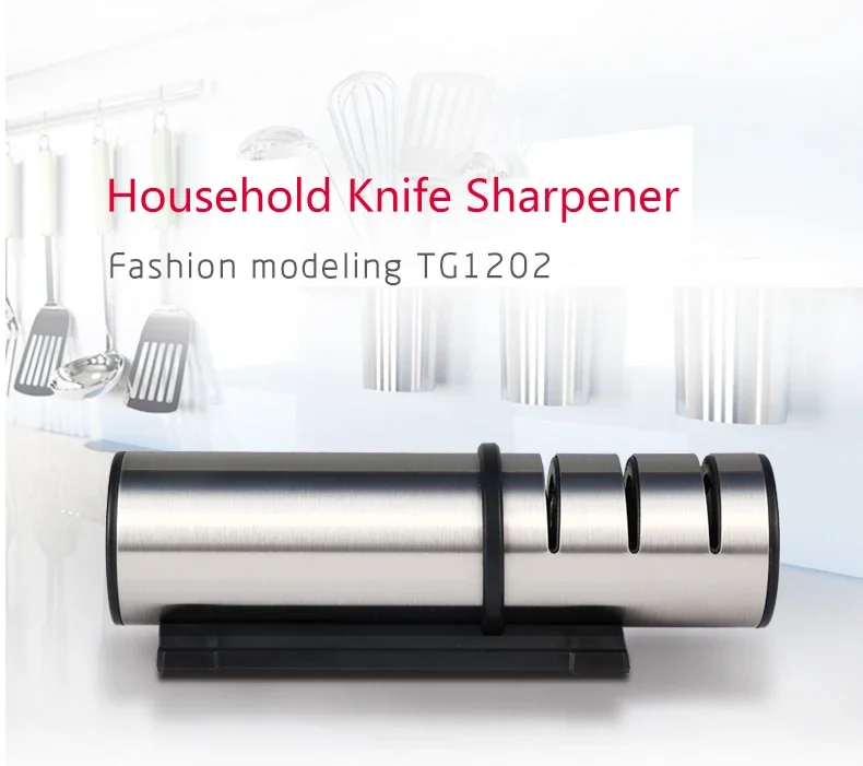 

3-Stage Rapid Sharpener Ceramic Kitchen Knife Sharpening Accessory Tool Professional TG1202/1005 Knife Sharpener