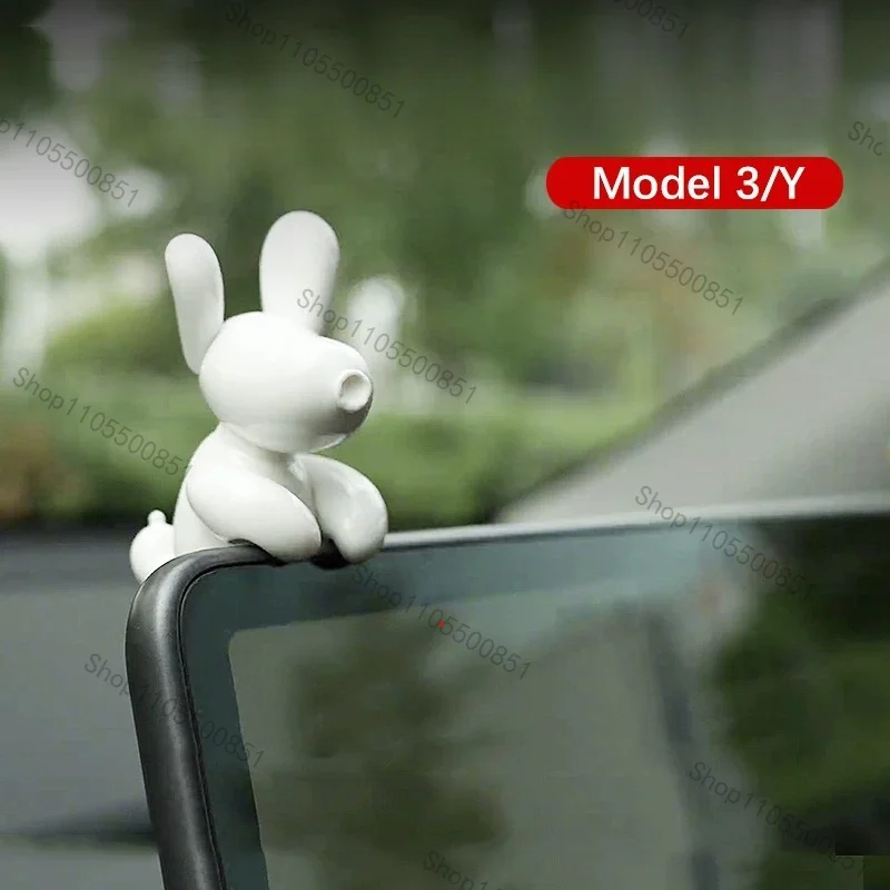 Suitable for Tesla Model3/Y/YL car machine dog screen ornament central control doll decorative accessories