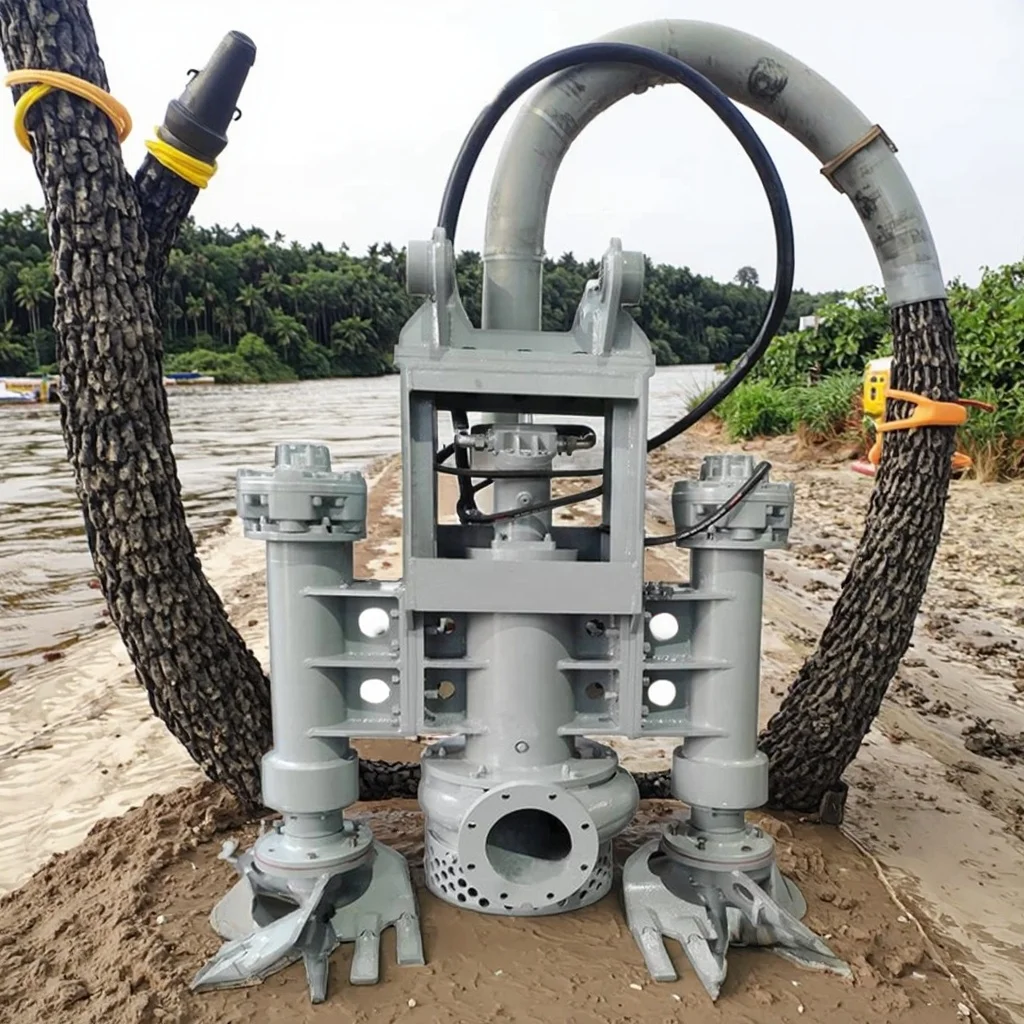 Hydraulic Gear Pump and Sand Absorption Dredging Pump  in Indonesia High Pressure Slurry Pump for Excavators view 2