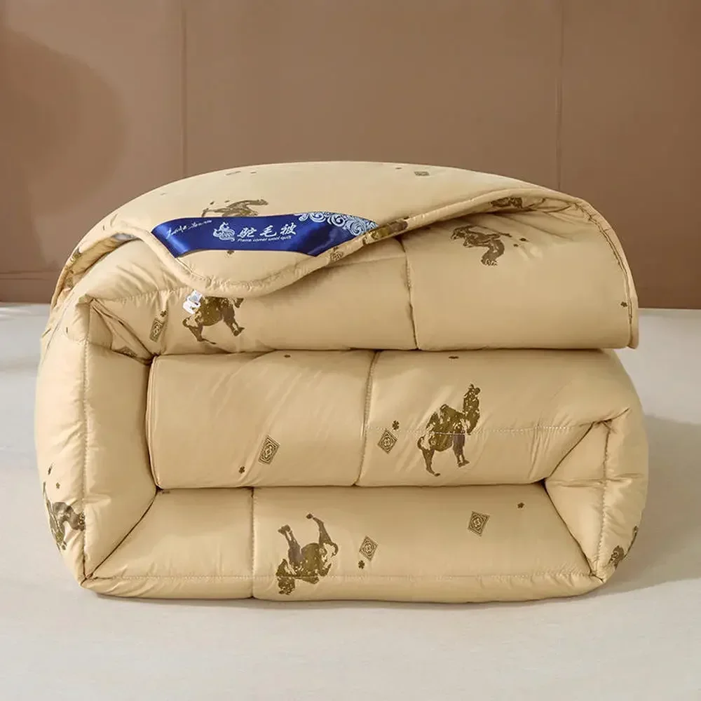 

Svetanya Quilted Blanket Winter Quilt 100 Camel Hair Comforter Filler Single Double Queen King Size