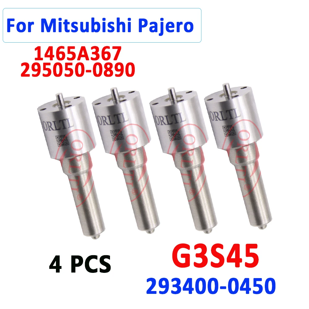 

4PCS Diesel Nozzle G3S45 Fuel Injector 293400-0450 Spayer 2934000450 For Mitsubishi Pajero 1465A367 295050-0890 295050-0891