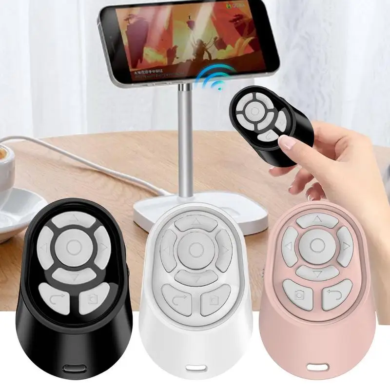 Phone Page Turner Wireless Shutter Remote Control Fingertip Device Sensitive Video Remote Control Buttons For Turning Pages