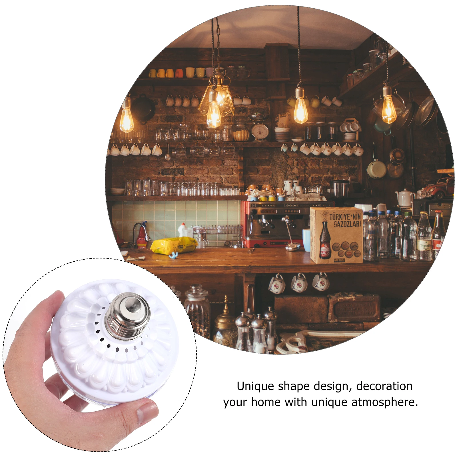 

Revolving Light Ball 7 Colors LED Stage Lamp Disco Light Machine Dimmable Rechargeable Bulb Rotating Home KTV Party Bar
