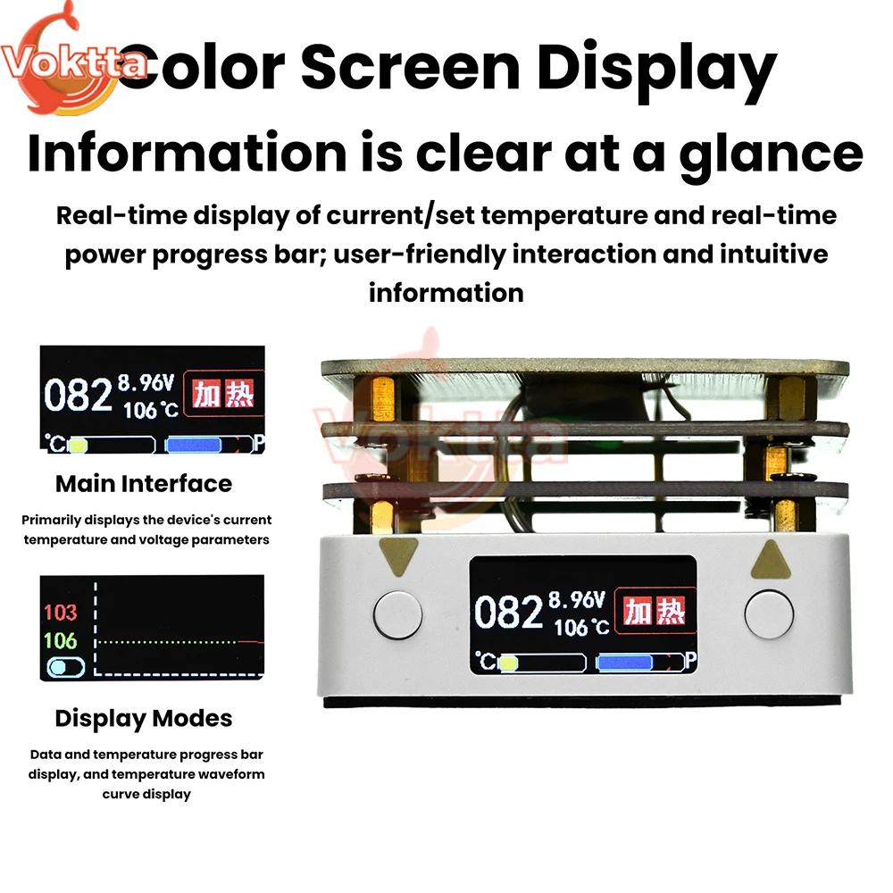 Pd65w 20v mini placa quente plataforma de aquecimento ajustável estação de solda para pcb smd montagem em superfície pré-aquecimento soldagem desmontagem