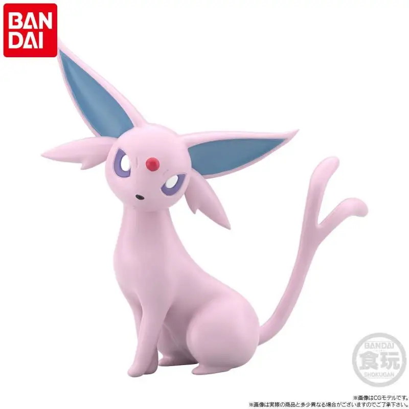 goods in stock Genuine Bandai Pokemon 1/20 Scale world Eevee Evolution Set Anime Action Figure Model Toys Gift for Birthday