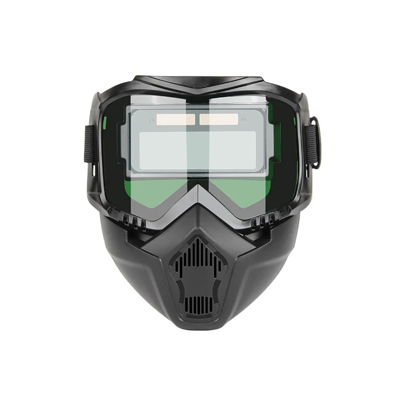 Automatic Variable Light Full Face Welding Helmet Helmet Welding MASK Welder High Definition Lens 0.01ms Light Adjustment Detach