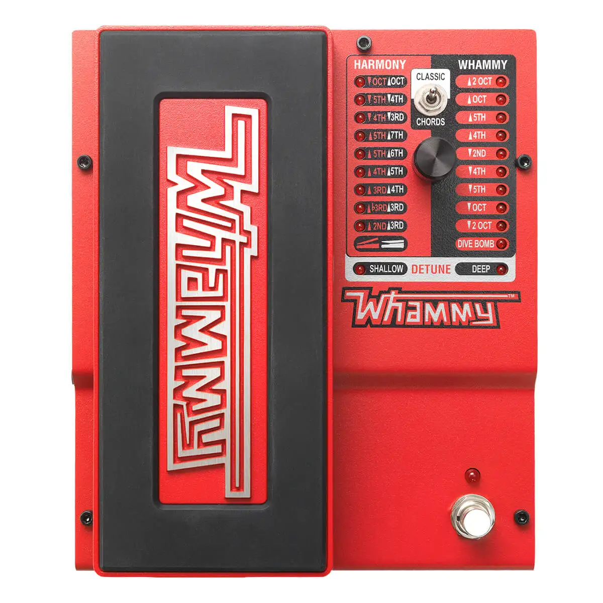 DIGITECH WHAMMY V5 Classic Whammy Interface, pedal de cambio de tono de primera calidad, efecto de cambio de tono de 2 modos con True Bypass