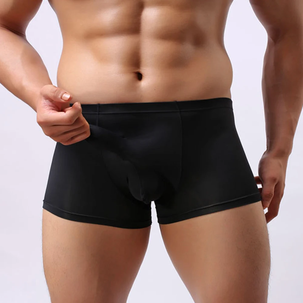 Cuecas boxer cuecas bulge bolsa shorts troncos roupa interior bottoms boxer briefs calcinha respirável