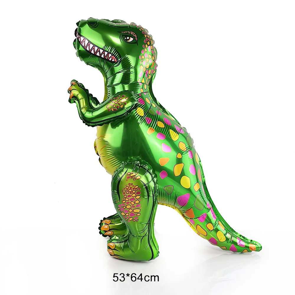 Jurassic World Dinosaur Standing Balloons Dino Birthday Decoration Inflatable Tyrannosaurus Rex Triceratops Pterosaur Balloon