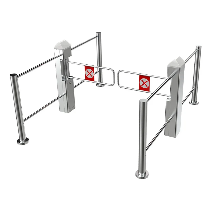Entrance and Exit Barrier Gate Supermarket Automatic Swing Turnstile