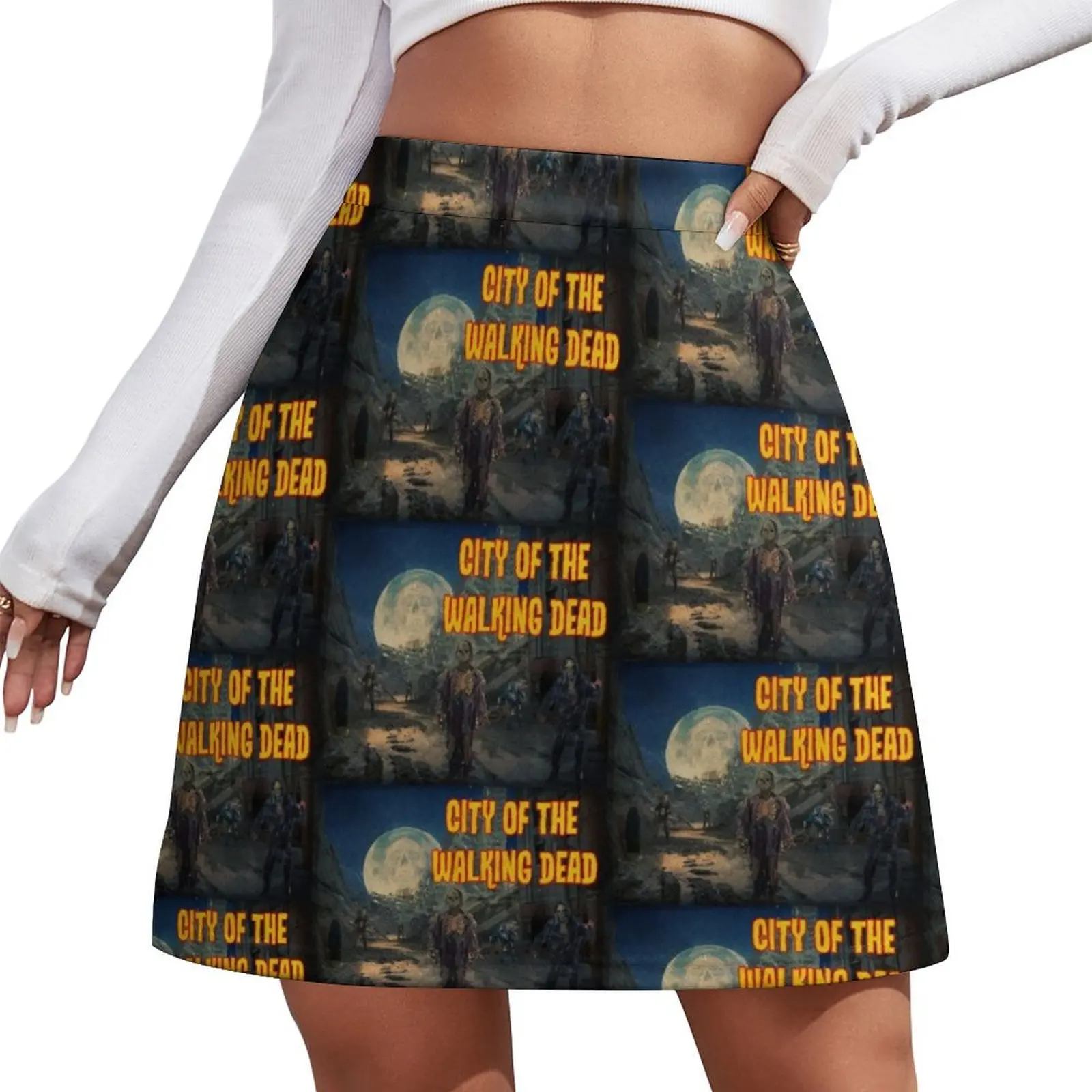 

City of the Walking Dead Mini Skirt Women's summer skirts japanese style Summer skirt Women's skirt