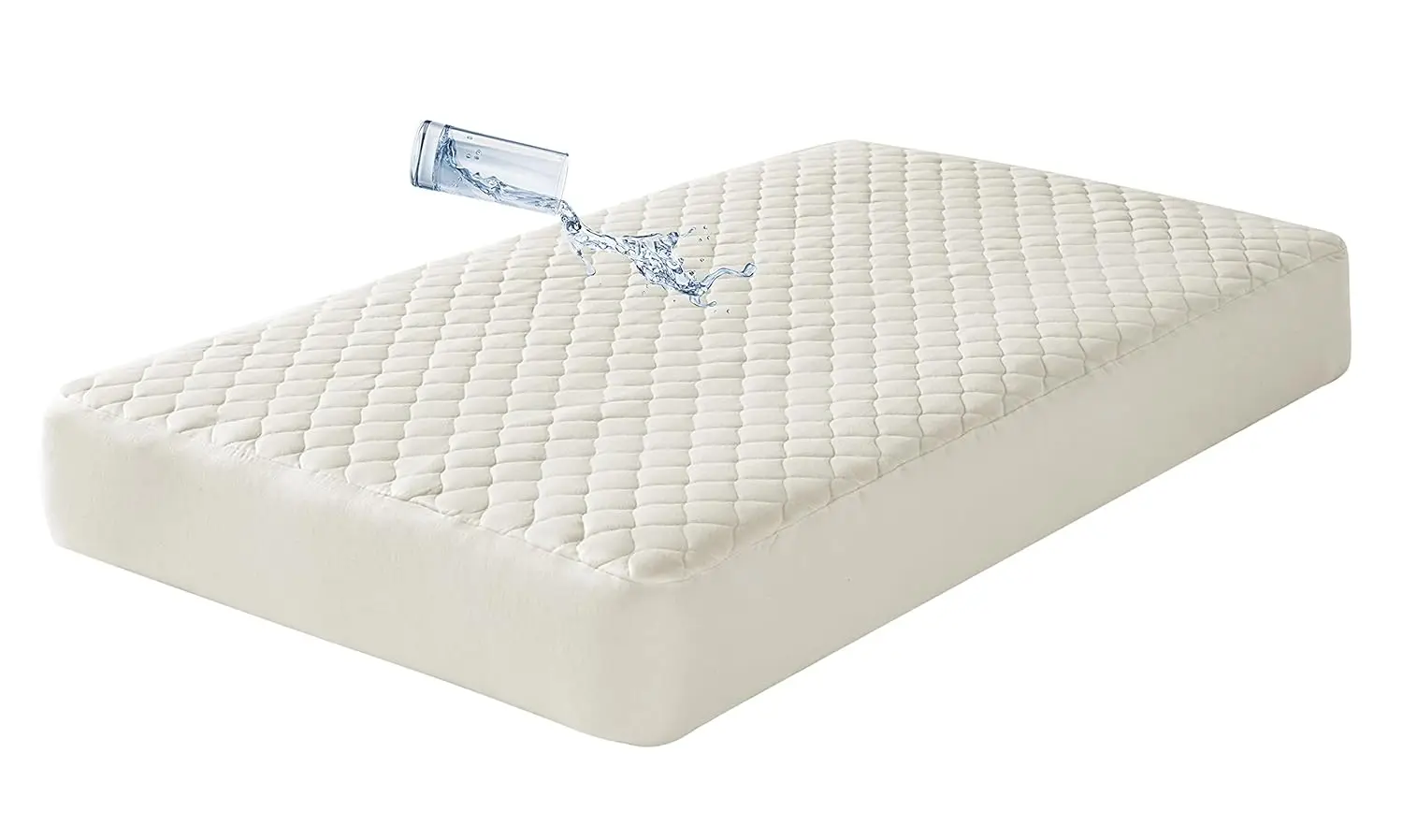 

American Baby Company 2 Pack Waterproof Crib And Toddler Mattress Protector, Quilted Fitted Protector Pad Cover Made With