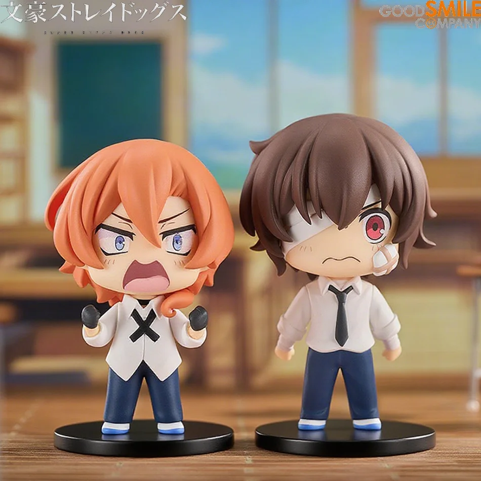 7cm Bungou Stray Dogs Anime Figure Kawaii Dazai Osamu Action Figure Cute Nakahara Chuuya Figurine PVC Collection Model Doll Gift