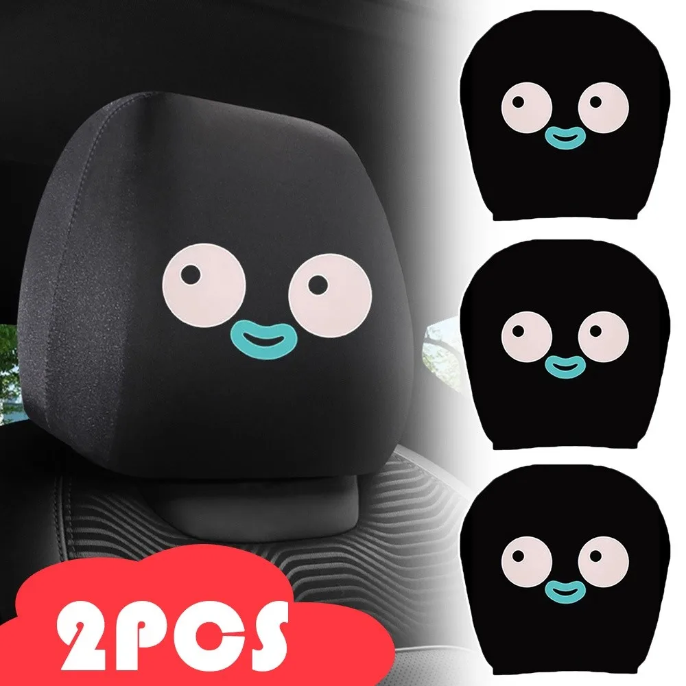 

Personality Universal Car Seat Cover Breathable Dust-proof Car Headrest Cover Elastic Car Seat Headrest Halloween