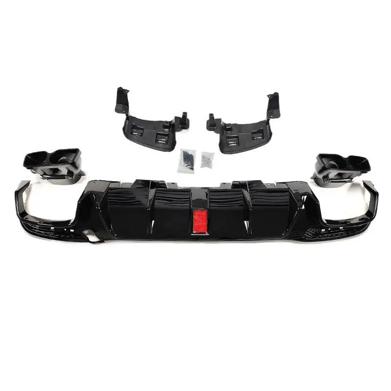 

Suitable for Mercedes-Benz GLE Tail Lip Tail Throat W166 Change Babos Tail Lip Four Tail Throat Small Surround Kit with Light