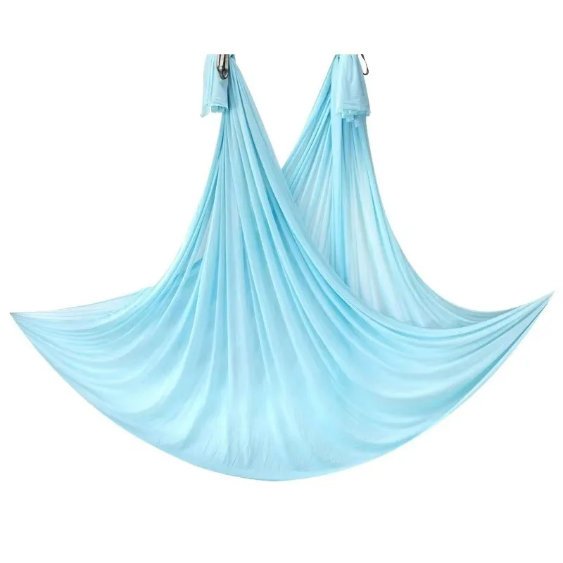 

Hot Selling Nylon Aerial Silk Yoga Swing Set Stunt Practice Hammock 4M*2.8M Fashionable Colors for Home Gym