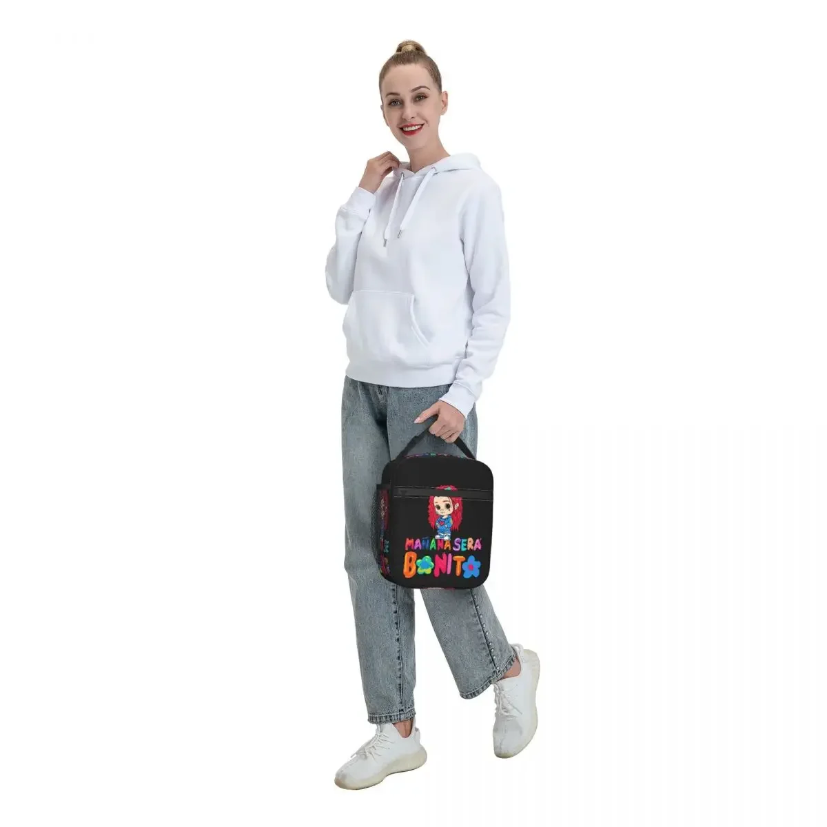 Karol G Lunch Bag For Women Anime Manana Lunch Box Picnic Convenient Tote Food Bags Waterproof Custom Cooler Bag