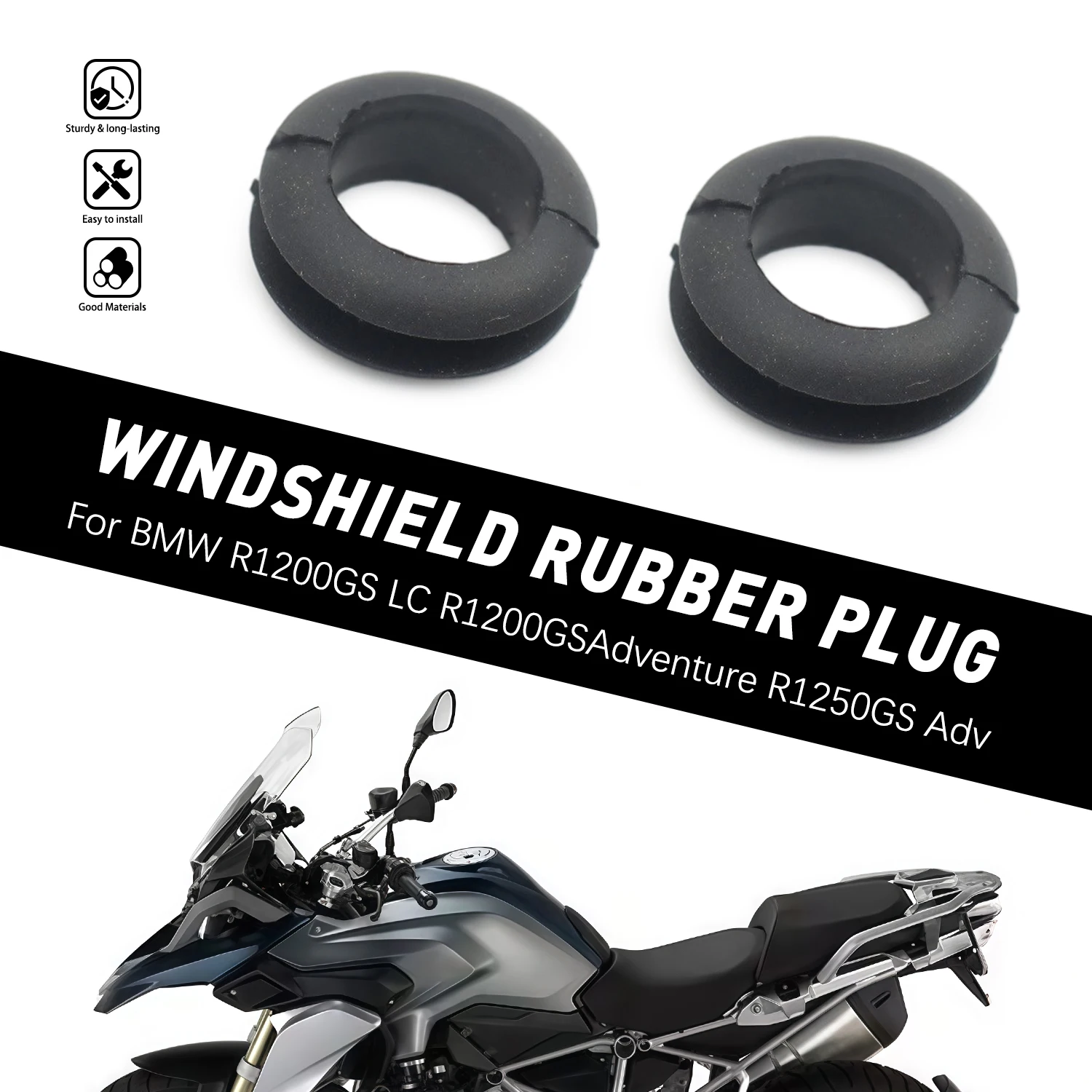 Windshield Rubber Bushing Grommet Plug For BMW R1200GS R1250GS Adventure R 1200 1250 GS ADV 4663855787 Motorcycle Accessories