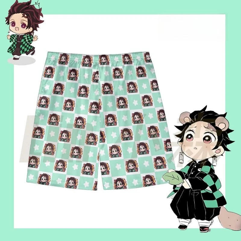 شيطان القاتل تانجيرو كامادو أنيمي بيجامة مجموعة زوجين مطابقة Homewear الكرتون تأثيري ملابس النوم للرجال النساء المتسكعون هدية #3