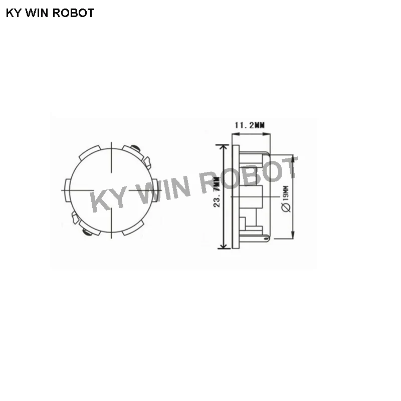 ラバーガスケット付き高品質スピーカー,直径3w,4r,ピース/ロットcm,23mm