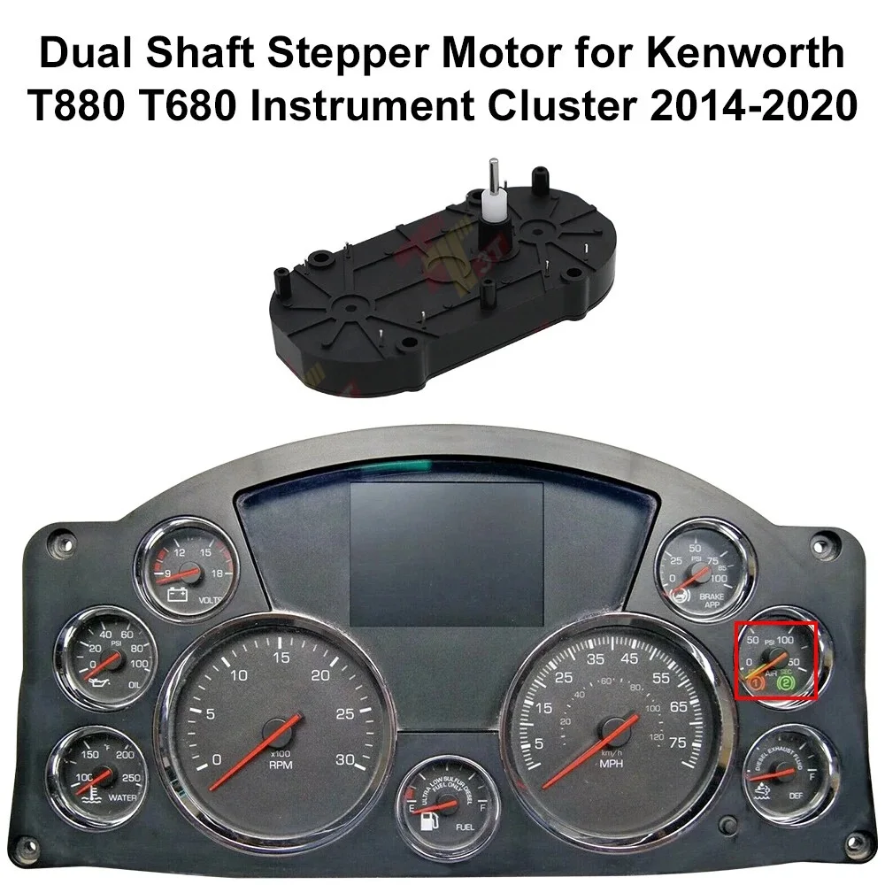 

Dual Shaft Stepper Motor for Kenworth T880 T680 W990 Instrument Cluster