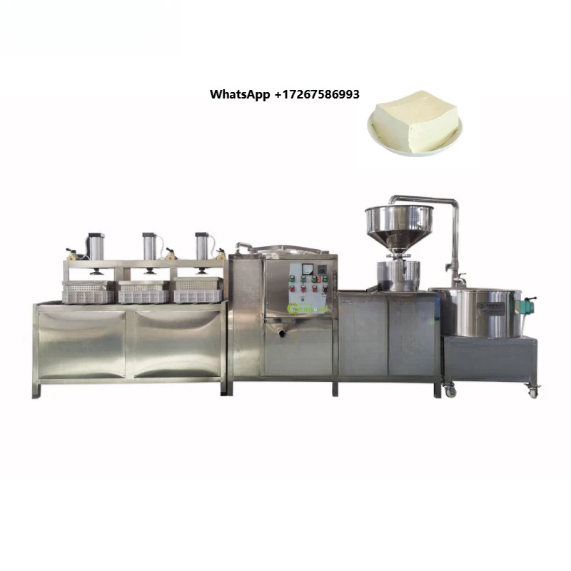 Making Factory Hydraulic Press Machine Automatic Tofu Production Line with Good Service