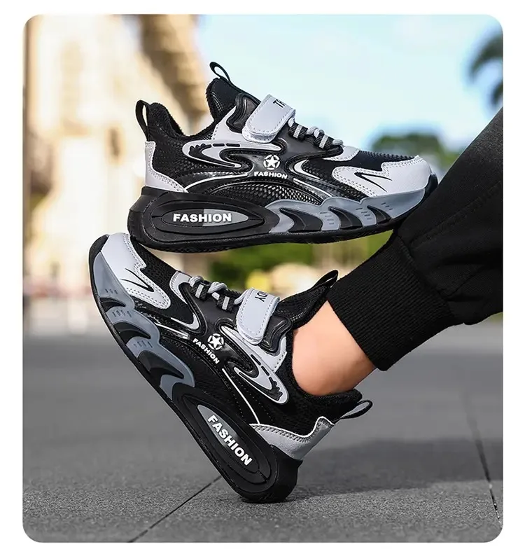 

Новая зимняя детская обувь, кроссовки для мальчиков, теплые плюшевые детские повседневные кроссовки, уличные прогулочные туфли на платформе, модная спортивная обувь для мальчиков