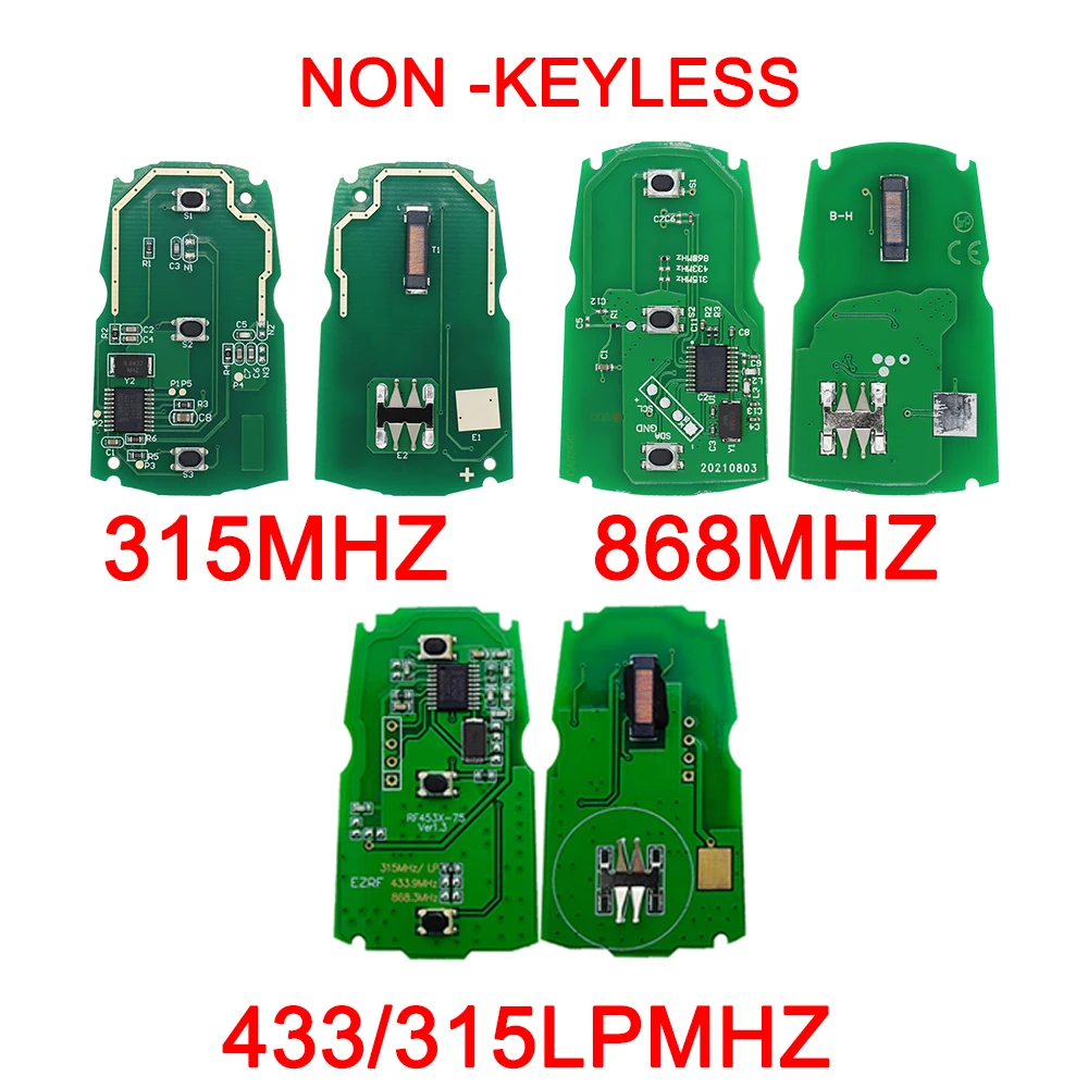 Llave sin llave 315/315LP/433/868Mhz para BMW, sistema CAS3, mando a distancia para BMW, KR55WK49186, KR55WK49127, KR55WK49123