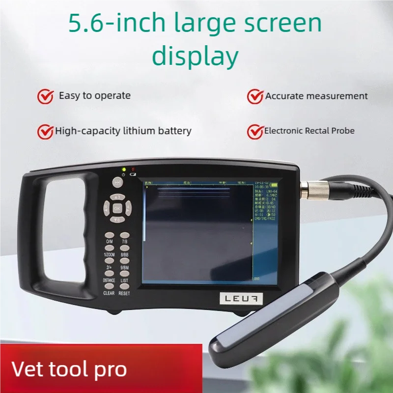 Veterinary Ultrasound ,6.5MHz Probe for Horses/Swine/Equine/Bovine/Sheep/Goat/Camel,Veterinary Equipment, Animal Pregnancy Test