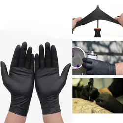 Disposable Black Nitrile Gloves For Household Cleaning Work Car Repair Gardening Gloves Hair Dyeing Tatto Kitchen Cooking Tools