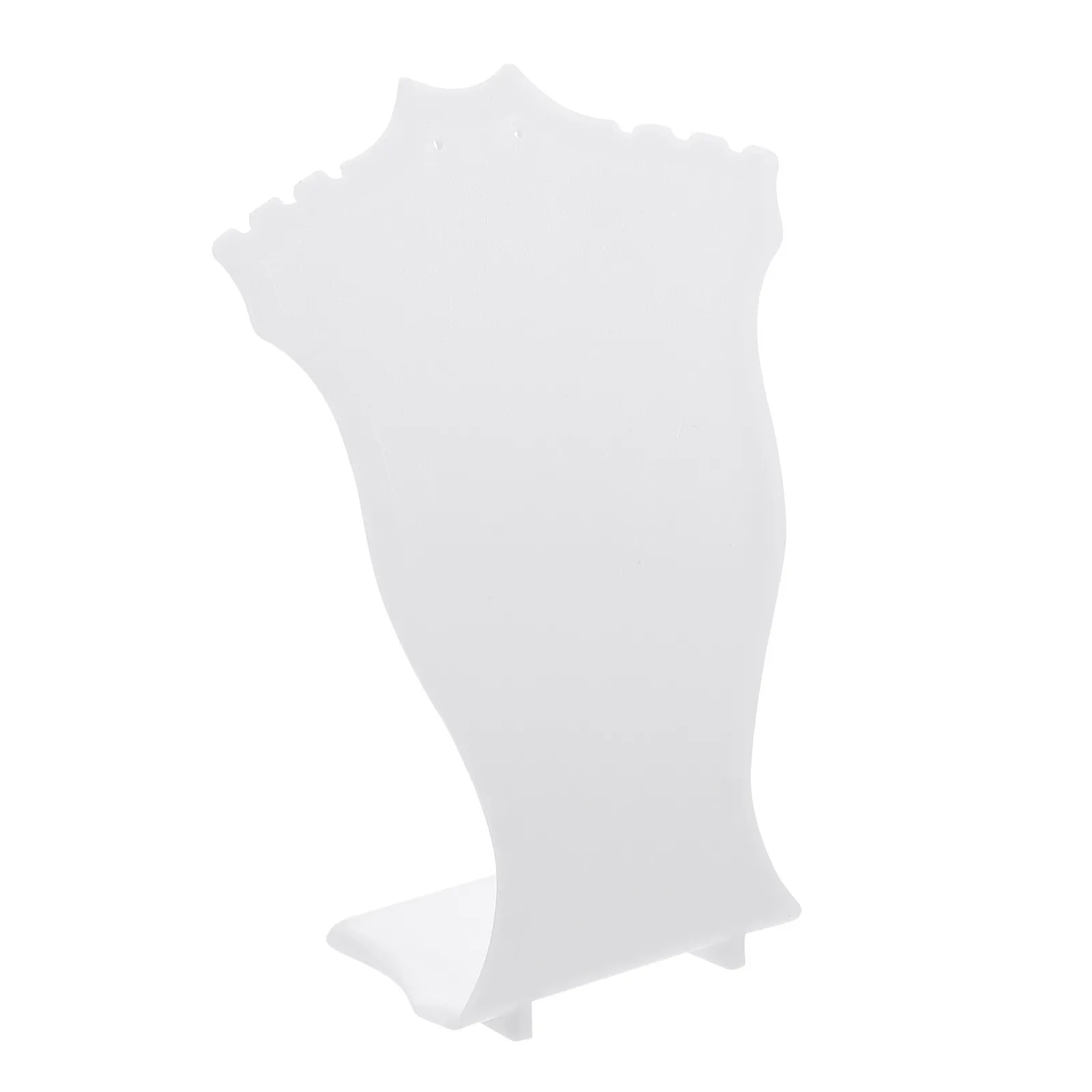 

Jewelry Display Rack Earring and Necklace Holder Stable Plastic Stand Simple Elegant Design for Home Shop Jewelry Photo Props