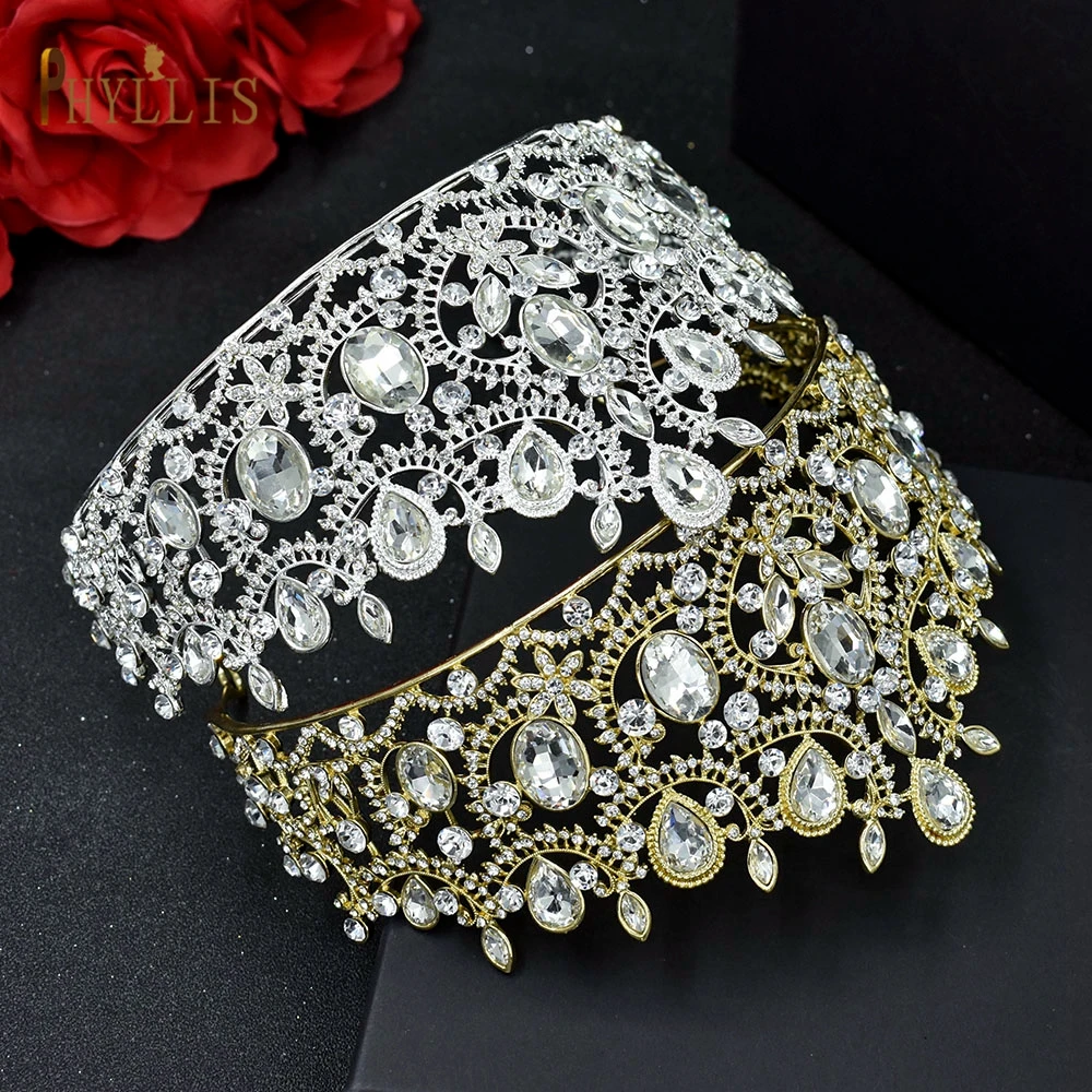 A44 elegante tiaras de noiva coroa mulher headdress festa coroa acessórios para o cabelo casamento concurso prom diadem noiva bandana