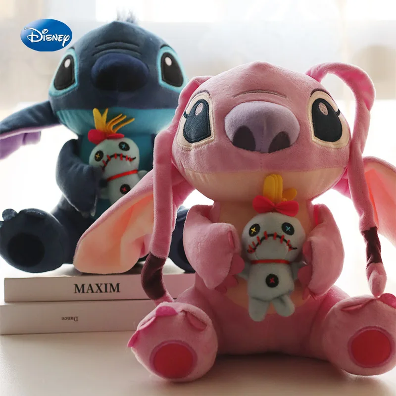 22cm Lilo Et Stitch Disney Angel Plush Soft Toys For Kids Kawaii Stuff Store Fashion Dolls Stuffed Plushies 2022 Cute Room Decor