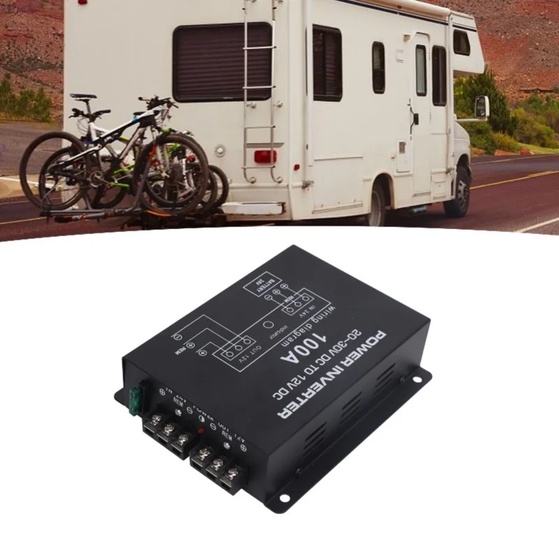 DC 24V To 12V Step Down Converter Voltage Reducer Converter With Temperature Control For Cars Trucks RVS SUVs Buses 100A