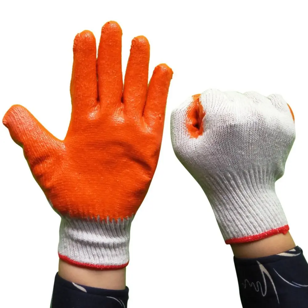 

12pairs Wear-Resistant Labor Insurance Gloves Non-Slip Excellent Grip Nitrile Gloves Flexible Breathable Work Gloves