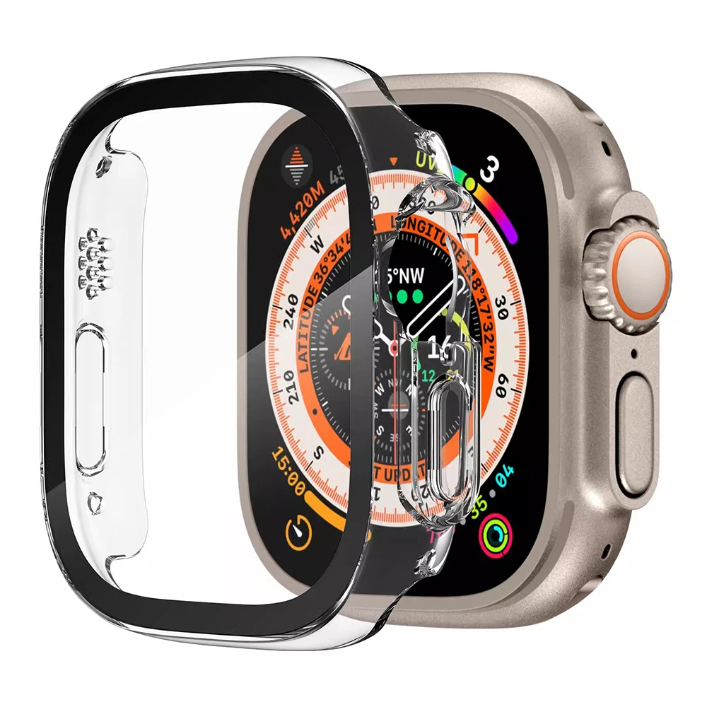 Стекло-и-искусственное-стекло-для-умных-часов-apple-watch-ultra-49-мм-Защита-экрана-для-бампера-ПК-закаленная-пленка-чехол-для-часов-apple-аксессуары-для-часов