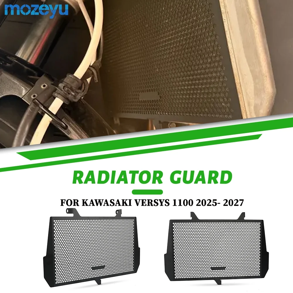 

Motorcycle Radiator Grille Guard Cover Protection For Kawasaki Versys 1100 2025 - 2026 - 2027 Radiator Cover Guard Protection