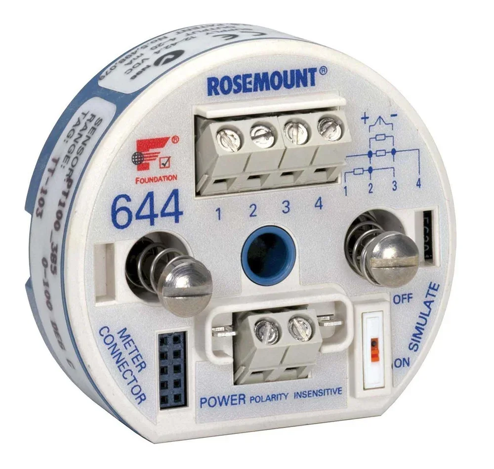 Hot Selling 644HAI1Q4 Rosemounte Temperature Transmitter with Digital Signal Based on HART Protocol