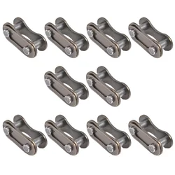 10Pc Missing Link Stainless Steel Chain Folding Single Chain for Bike Accessory