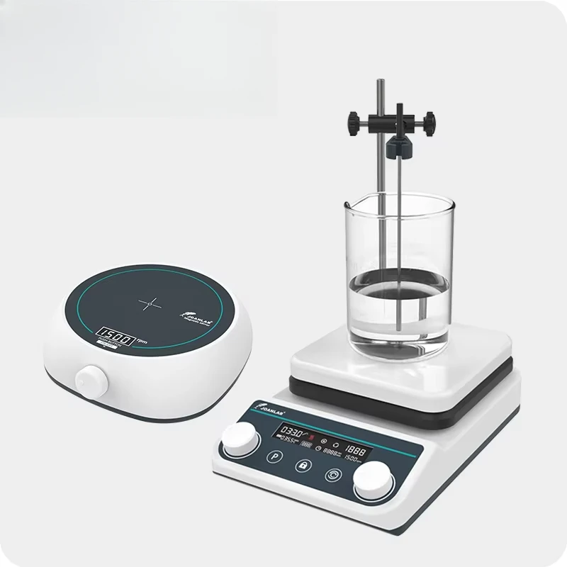 

Electric magnetic stirrer with heating