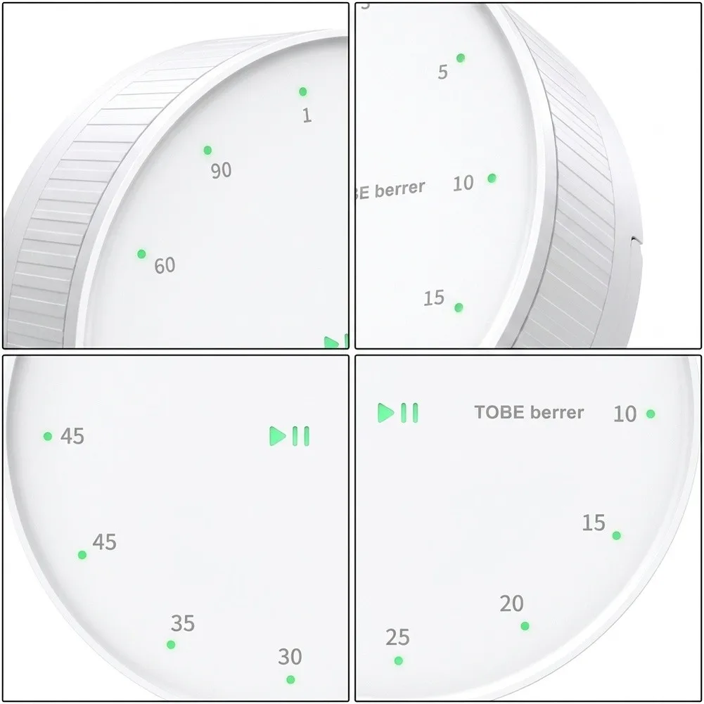 Multifunctional Tool Creative Magnetic Rotating Timer For Kitchen Study Fitness Home Decoration Time Management Practical Supply