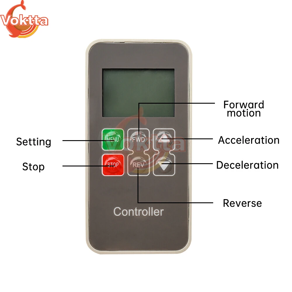 DC 10-55V 30A PWM Motor Speed Controller DC Intelligent Brushed Forward/Reverse Motor Drive Wireless Remote Control Switch