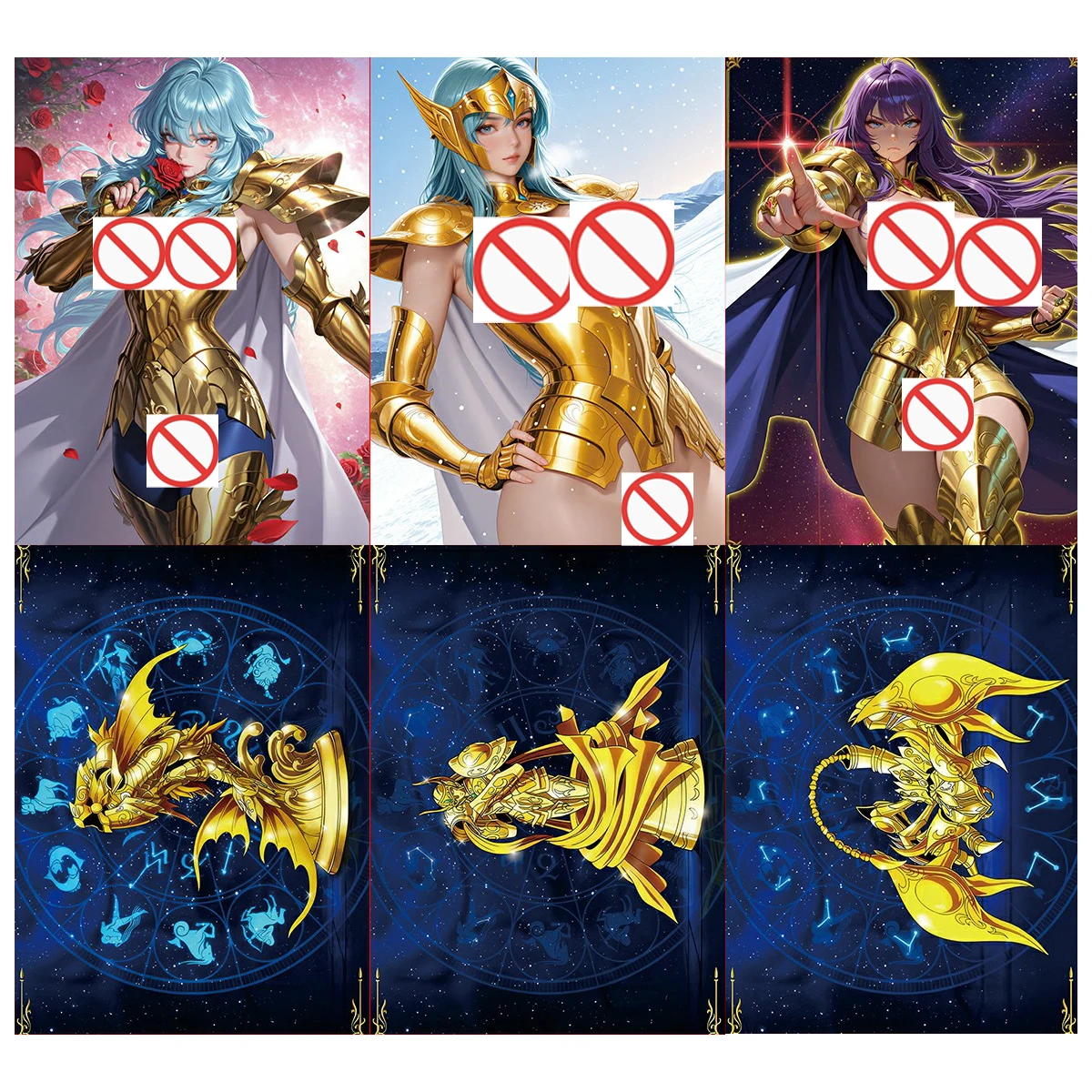 

3Pcs/set Diy Self Made Saint Paradox Collection Card Refraction Color Flash Saori Kido Anime Female Characters Card Gift Toys
