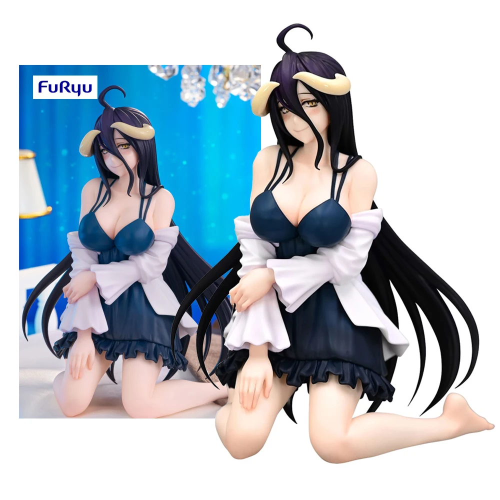 Anime 12cm Overlord Albedo Loungewear figurine bouchon de nouilles Figure nouveau pyjama tenue PVC Collection modèle poupée jouets