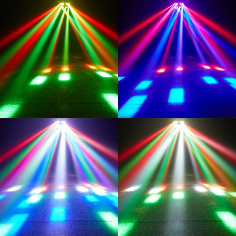 LED 120W 8 Arm Beam Moving Head Light Professional Stage Lights DMX512 Control DJ Disco Lights with Laser for Wedding Party view 6