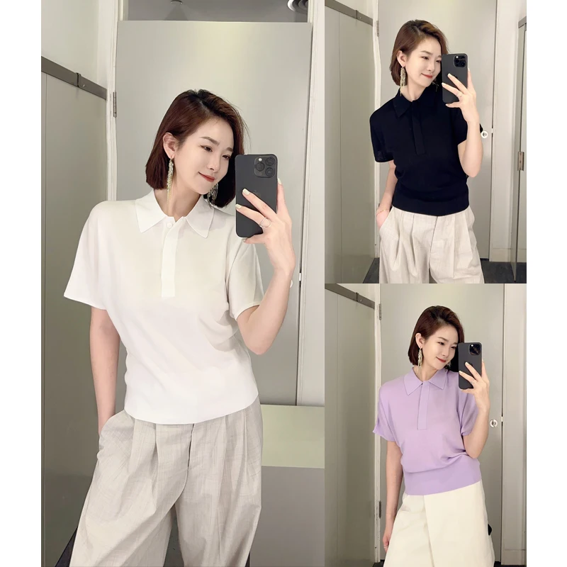 

Женский свободный вязаный топ CS Sle с рукавами «летучая мышь», модный, простой, для ранней осени, новинка, с завышенной талией