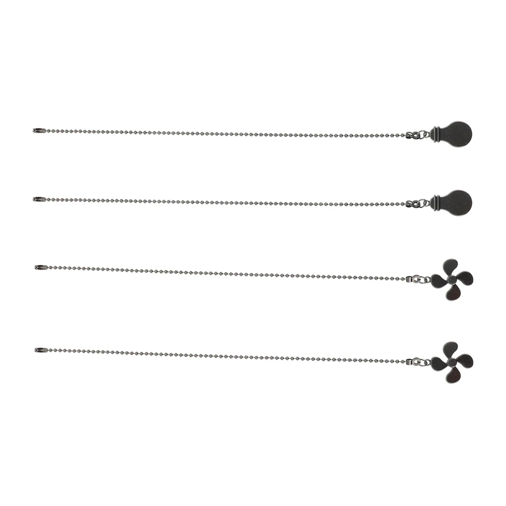 

1Set Fan Pull Chain Extension Metal Beaded Light Pull Cord for Ceiling Light Fixtures Easy Replace Old Chain Lamp Pulling