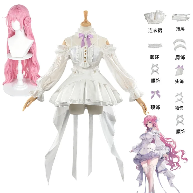 Disfraz de Doro Dorothy, la diosa de la victoria, vestido de NIKKE Dorothy, conjunto completo de disfraces de anime para juegos de rol